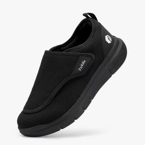 FIT-VILLE Women’s Black Velcro Shoes Size 10.5